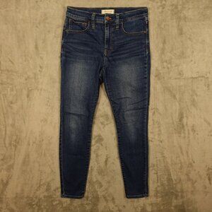 Madewell jeans Roadtripper high rise skinny women's 28 blue denim